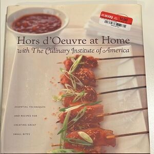 Hors d’oeuvre at Home Culinary Cookbook -hardcover